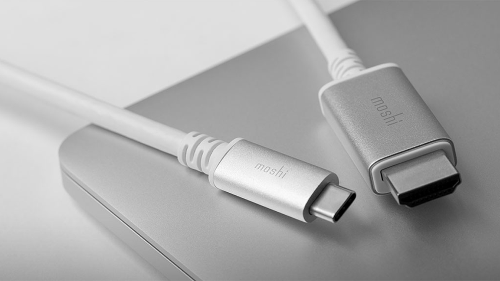 Usb c 61w. Moshi мультимедийный адаптер USB-C. USB-C to 2 HDMI. Кабель Moshi USB to USB-C. Кабель Moshi (99mo084245).