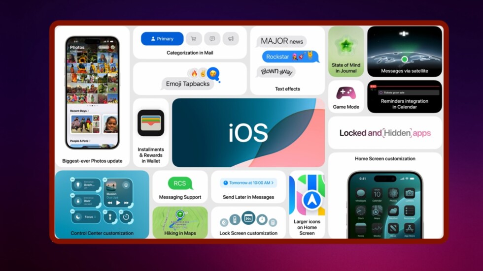 iOS 18 — что нового очень кратко